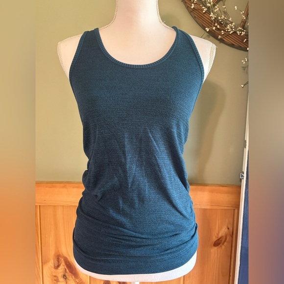 Athleta Teal Razor Back Tank Top size Small - Picture 1 of 10